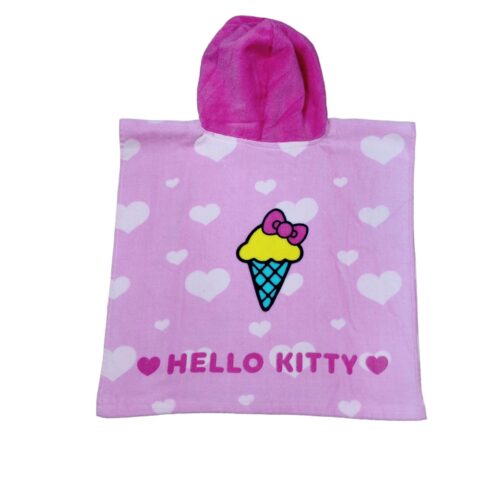 Alternative view of ΒΑΜΒΑΚΕΡΟ ΠΑΙΔΙΚΟ ΠΟΝΤΣΟ ΘΑΛΑΣΣΗΣ "HELLO KITTY"