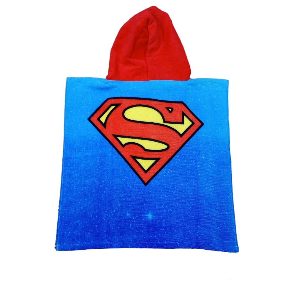 ΒΑΜΒΑΚΕΡΟ ΠΑΙΔΙΚΟ ΠΟΝΤΣΟ ΘΑΛΑΣΣΗΣ "SUPERMAN" - Image 2