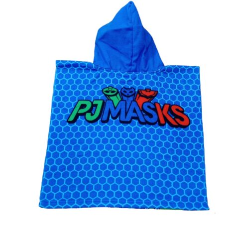 Alternative view of ΒΑΜΒΑΚΕΡΟ ΠΑΙΔΙΚΟ ΠΟΝΤΣΟ ΘΑΛΑΣΣΗΣ "PJ MASKS"
