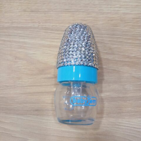 Alternative view of Μπιμπερό τις εταιρίας Chicco σε ασημί απόχρωση με κρούσταλλά τύπου swarovski
