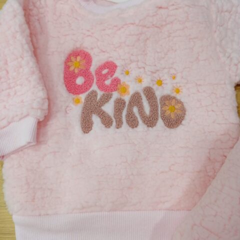 Alternative view of Βρεφικό Σετ Fleece Μπλούζα και παντελόνι "Be KINO"